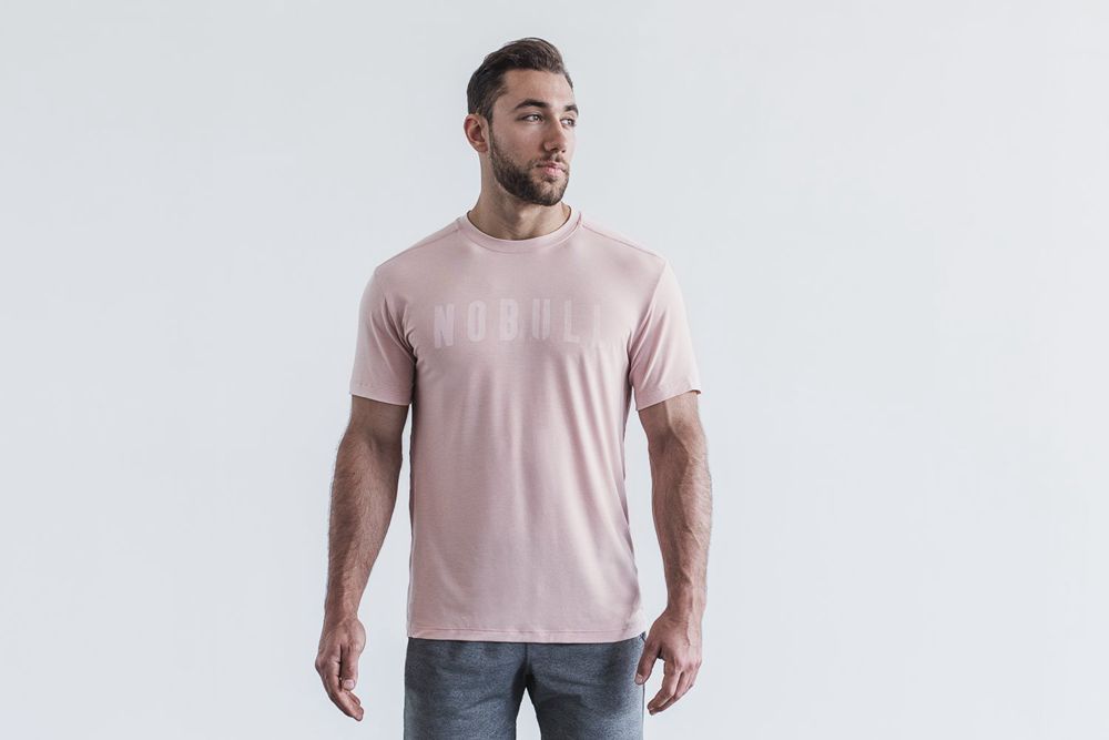 NOBULL Men's Tee - Dusty Rose - Ireland (1460IFXAU)